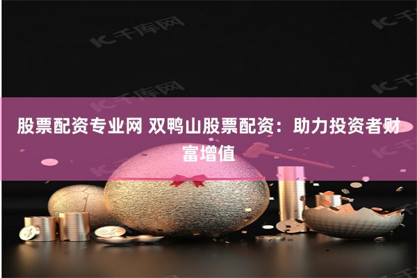 股票配资专业网 双鸭山股票配资：助力投资者财富增值